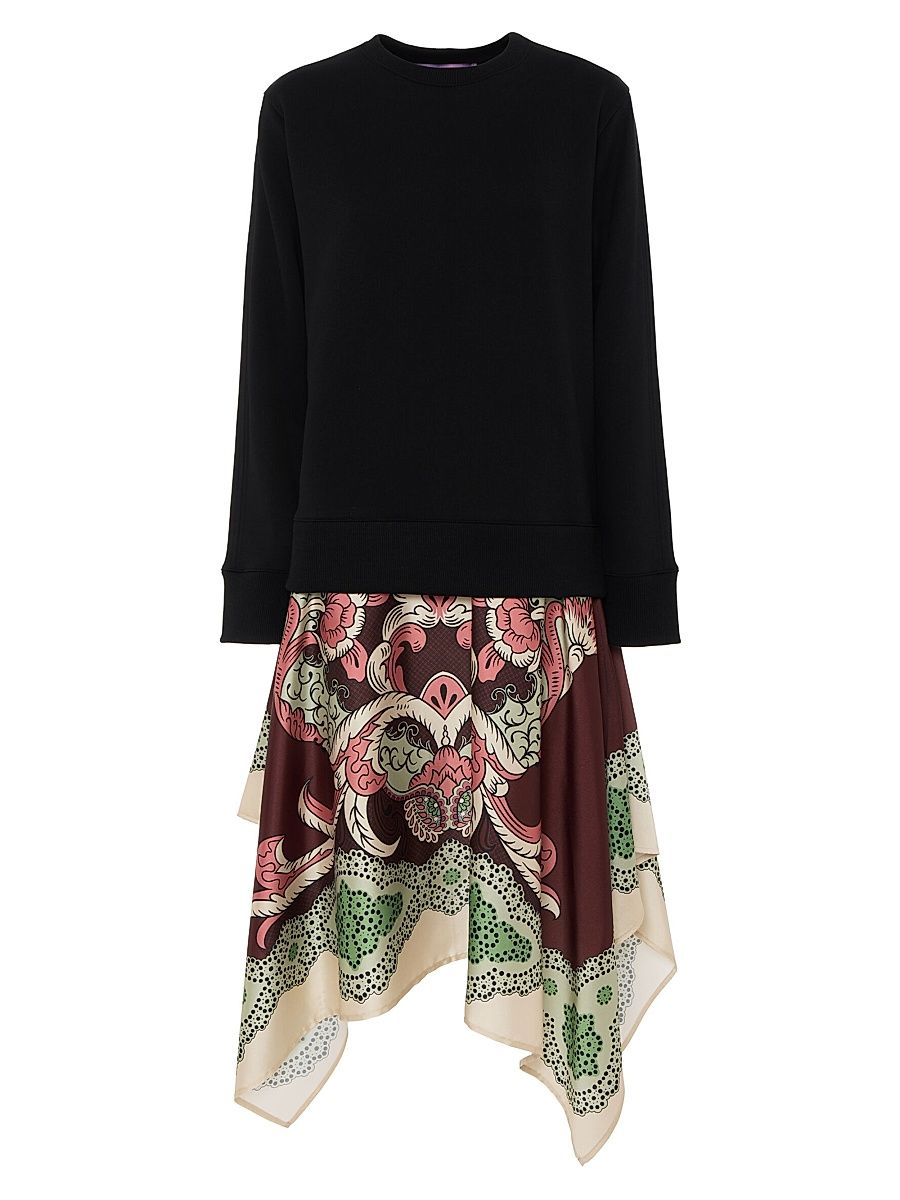 Women's Sporty Foulard Dress - Portal Placee Testa Di Moro - Size XL