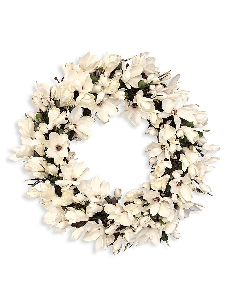 Everyday Imitation White Mangolia Wreath
