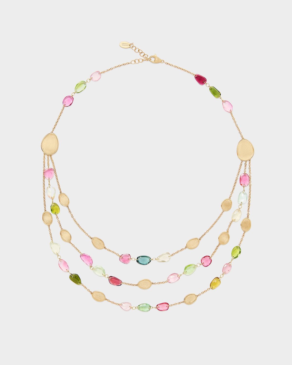Lunaria 18K Tourmaline Three Strand Collar