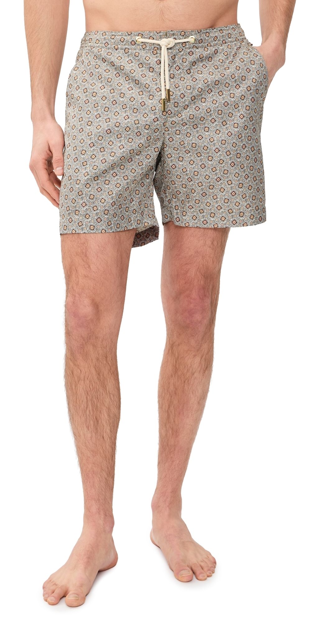 Orlebar Brown Bulldog Drawcord Swim Shorts Biscuit 32