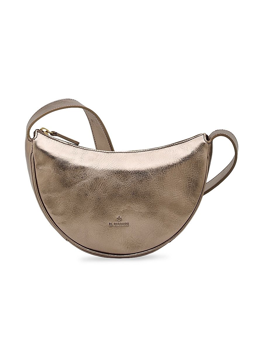Women's Oliveta Leather Hobo Bag - Bronze