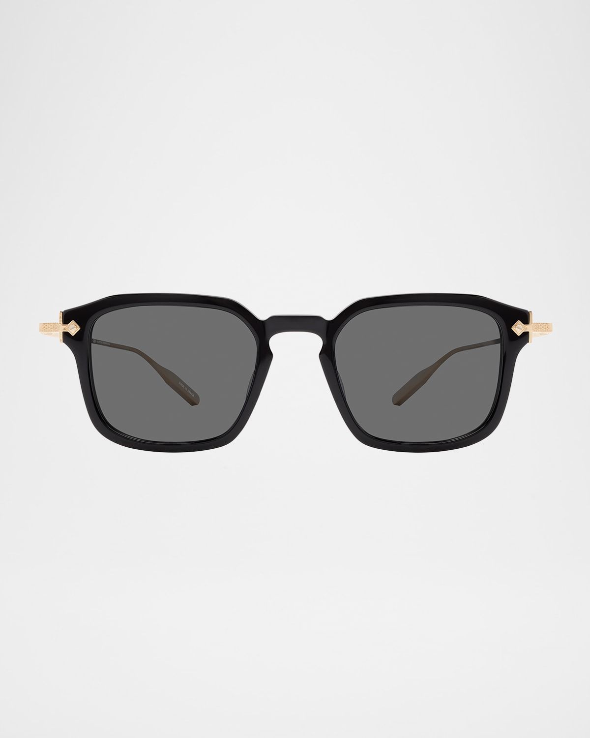 Men & apos;s Nolan Acetate & Titanium Rectangular Sunglasses