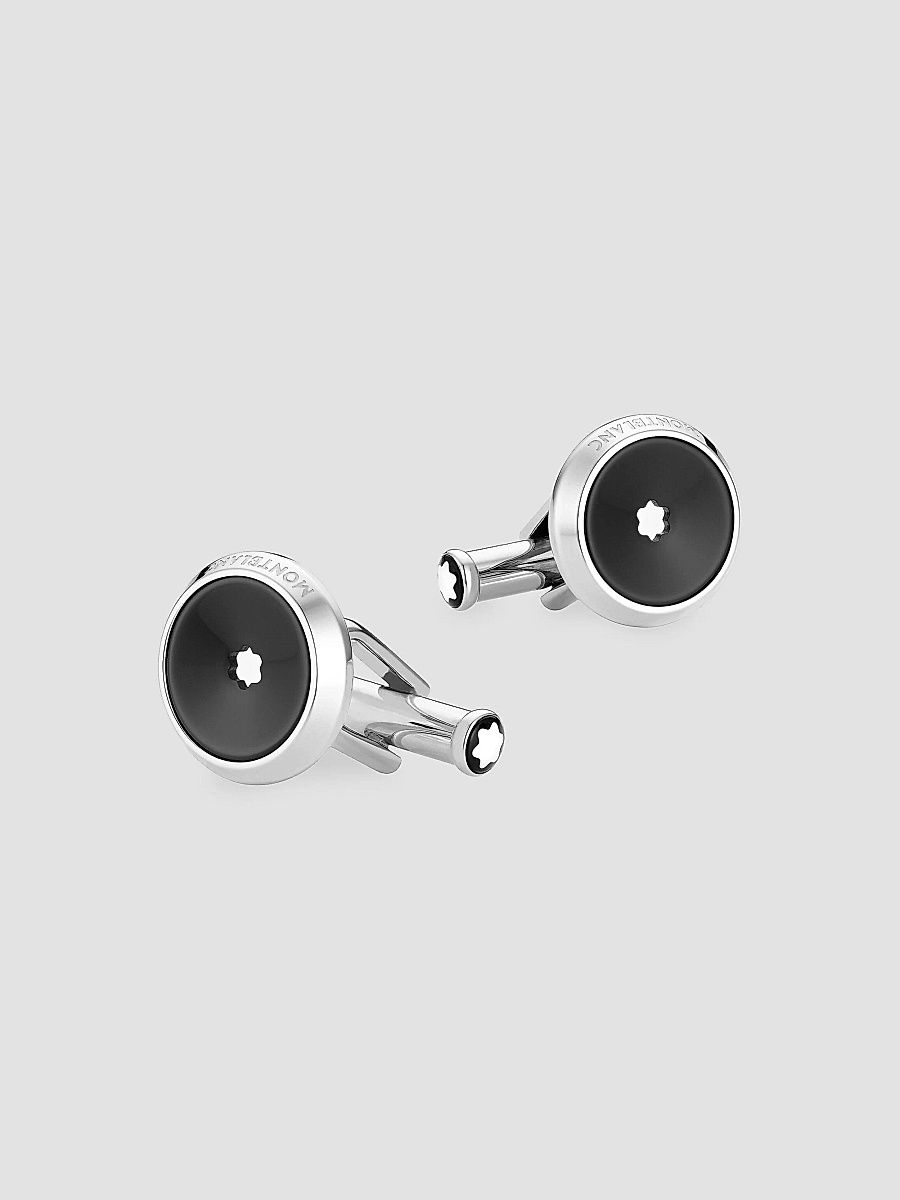 Montblanc Men's Snowcap Cufflinks - Silver