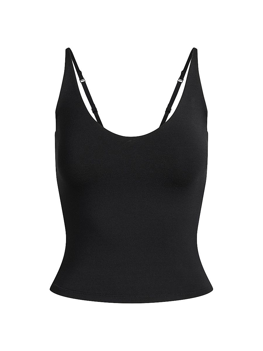 Women's Smooth Layers Skimpy Strap Cami - Obsidian - Size XS
