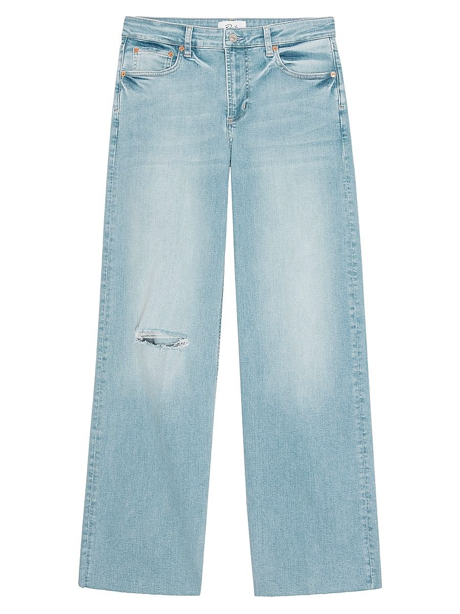 Women's Getty Low-Rise Straight-Leg Jeans - Wave Rider - Size 24
