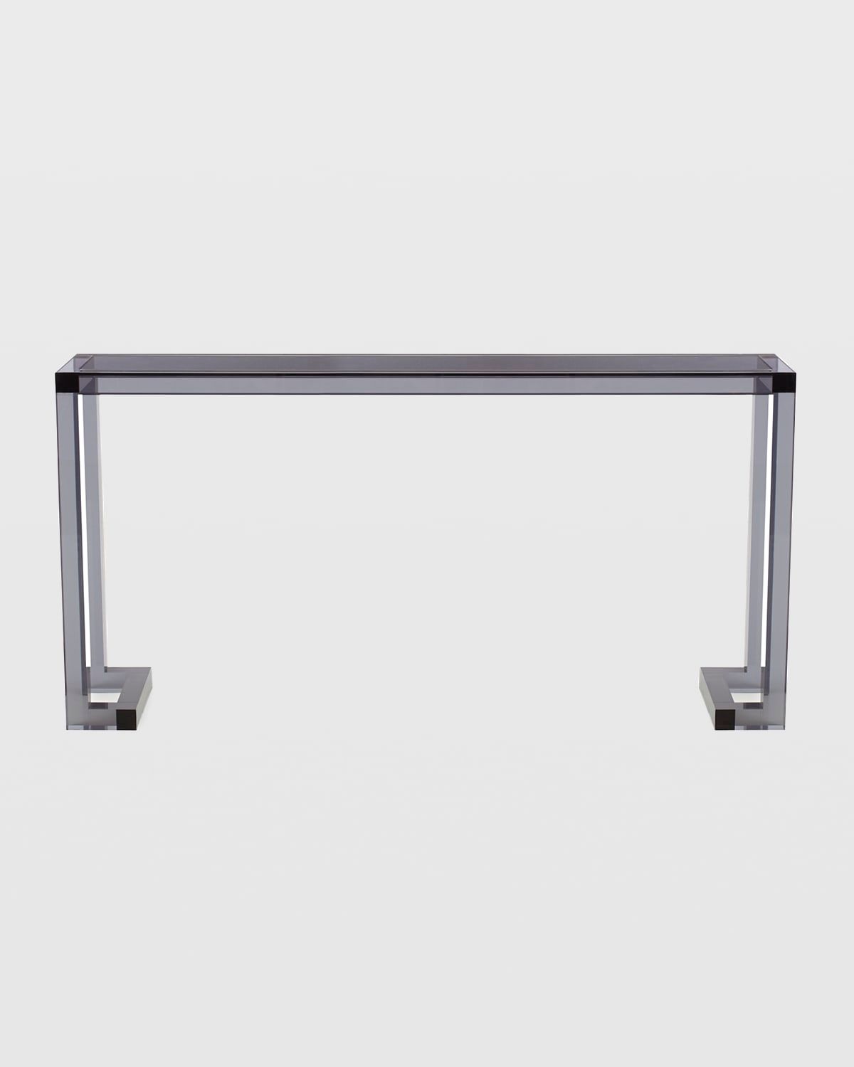 Calissa Noire Acrylic Console