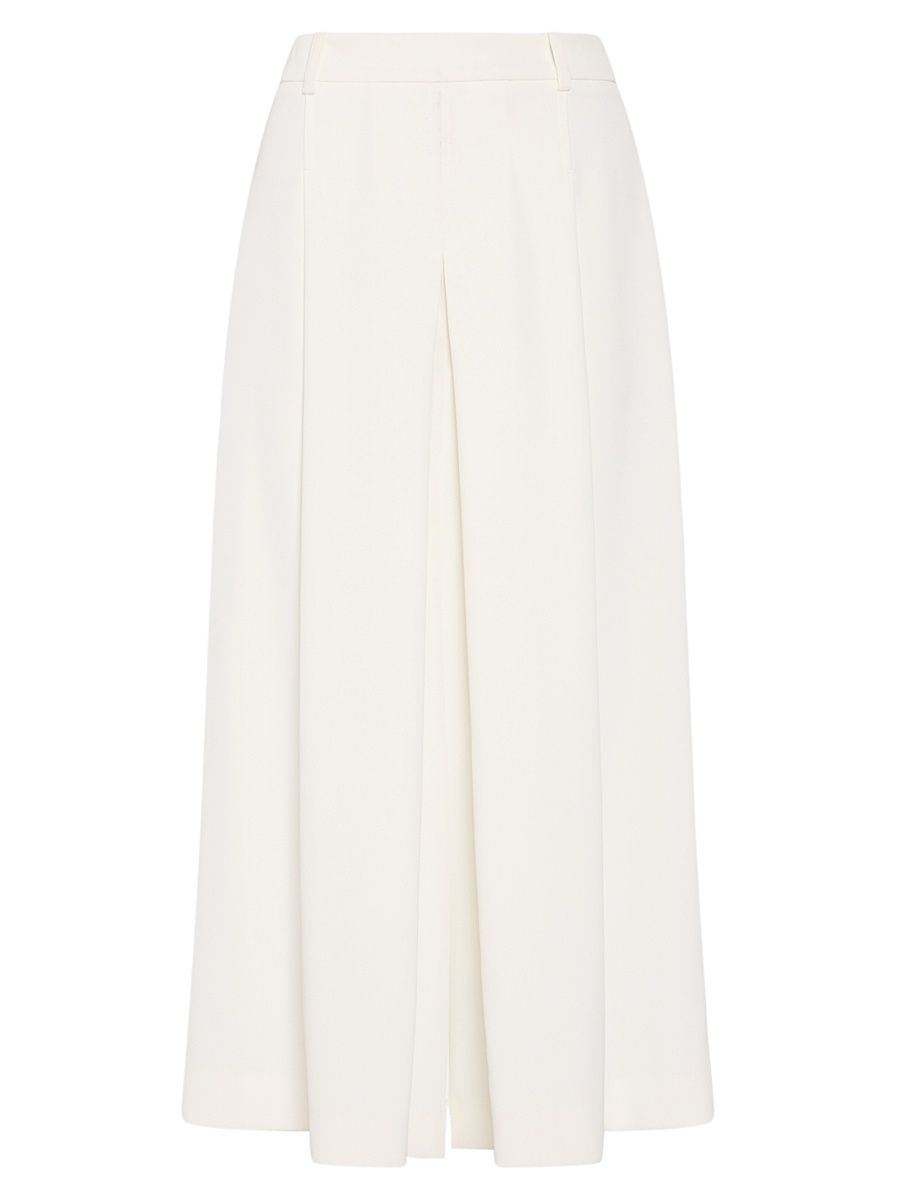 Women's Layla Pleated Culottes - White - Size 10