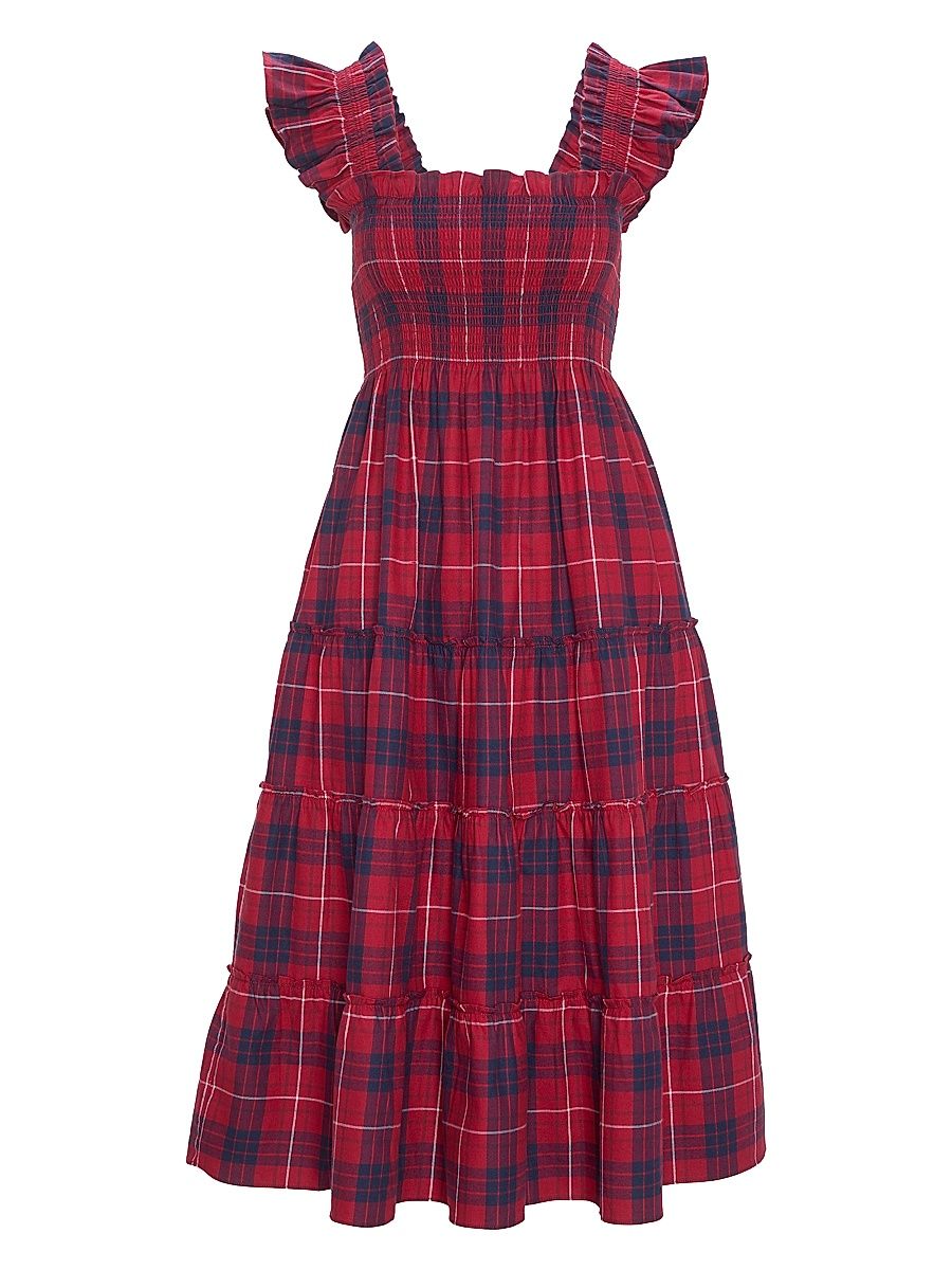 Women's The Ellie Nap Dress - Cherry Tartan - Size Small
