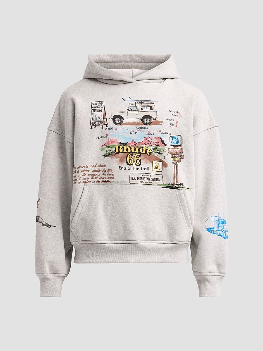 Men's Highway One Hoodie - Heather Grey Multi - Size XXL