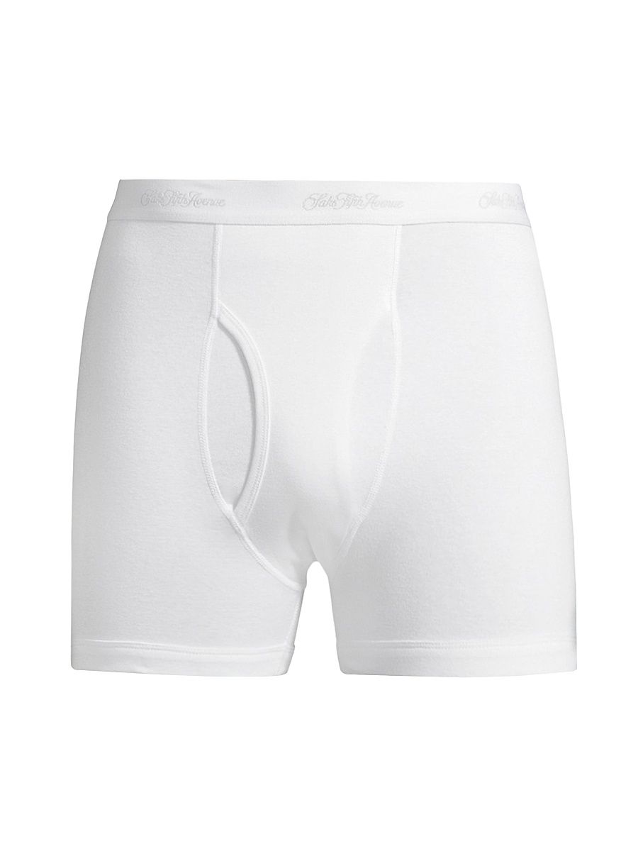 Men's COLLECTION 3-Pack Boxer Briefs - White - Size XXL