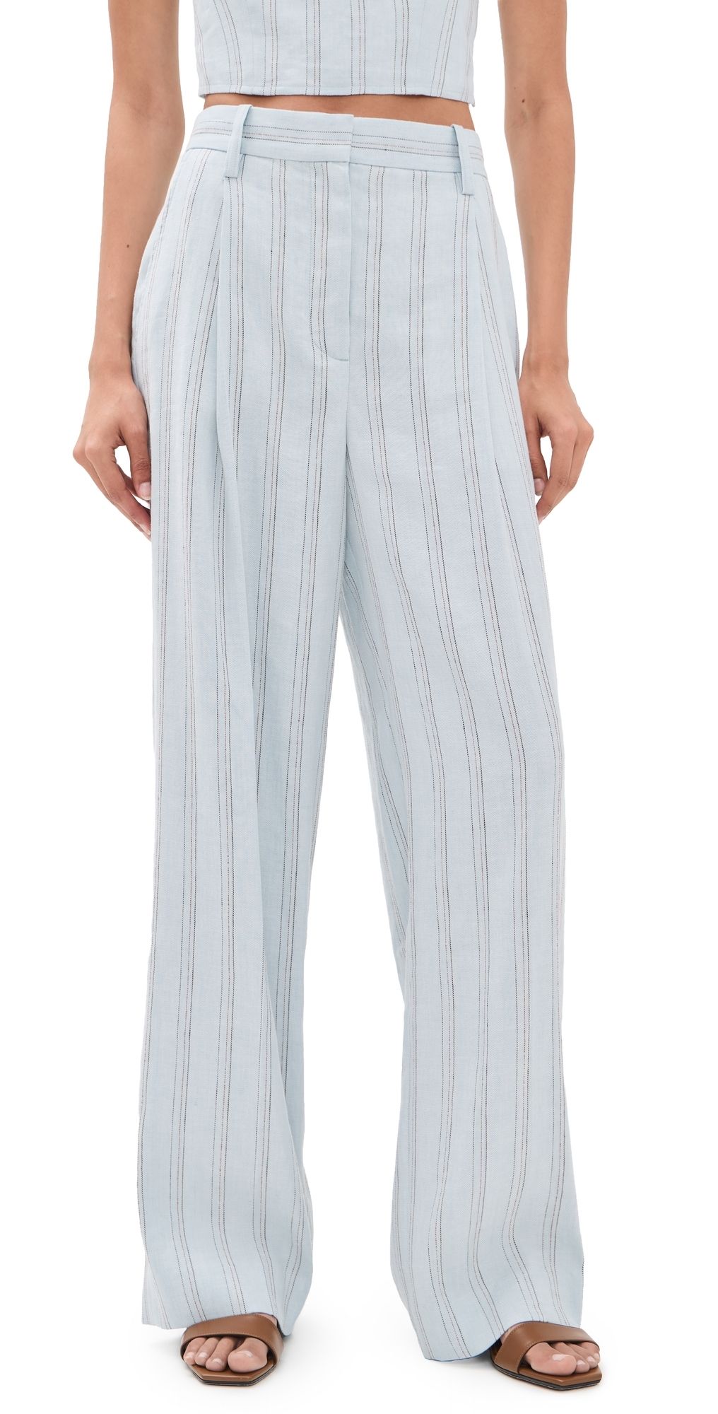 A. L.C. Winston Pants Isla Stripe 0