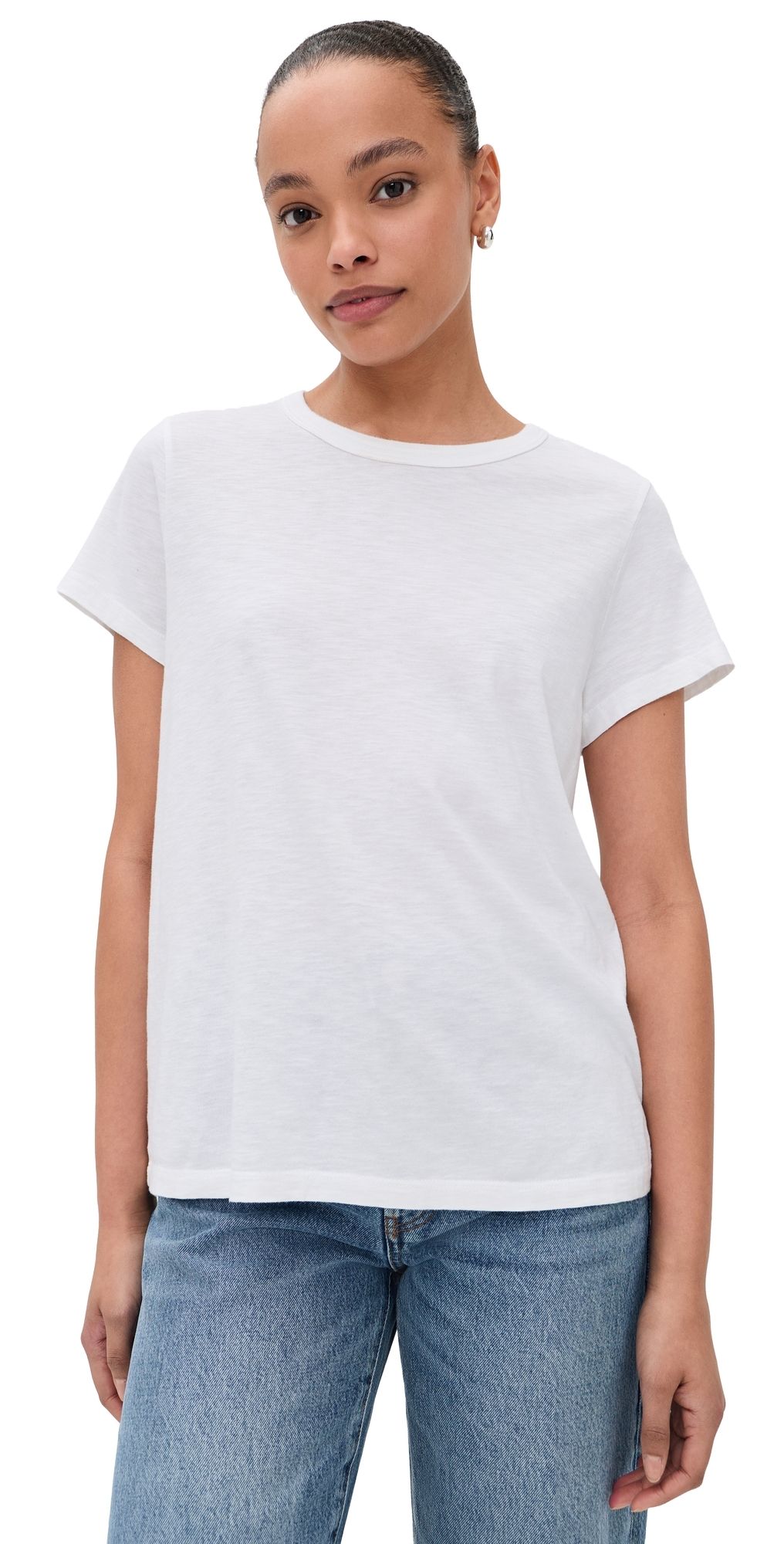 Marine Layer Tried and True Crew Tee White M