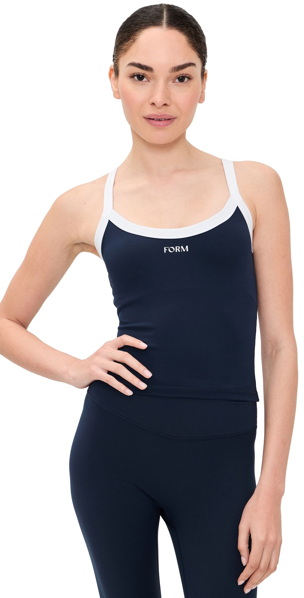 FORM Impact Tank Navy w/ White Contrast XL