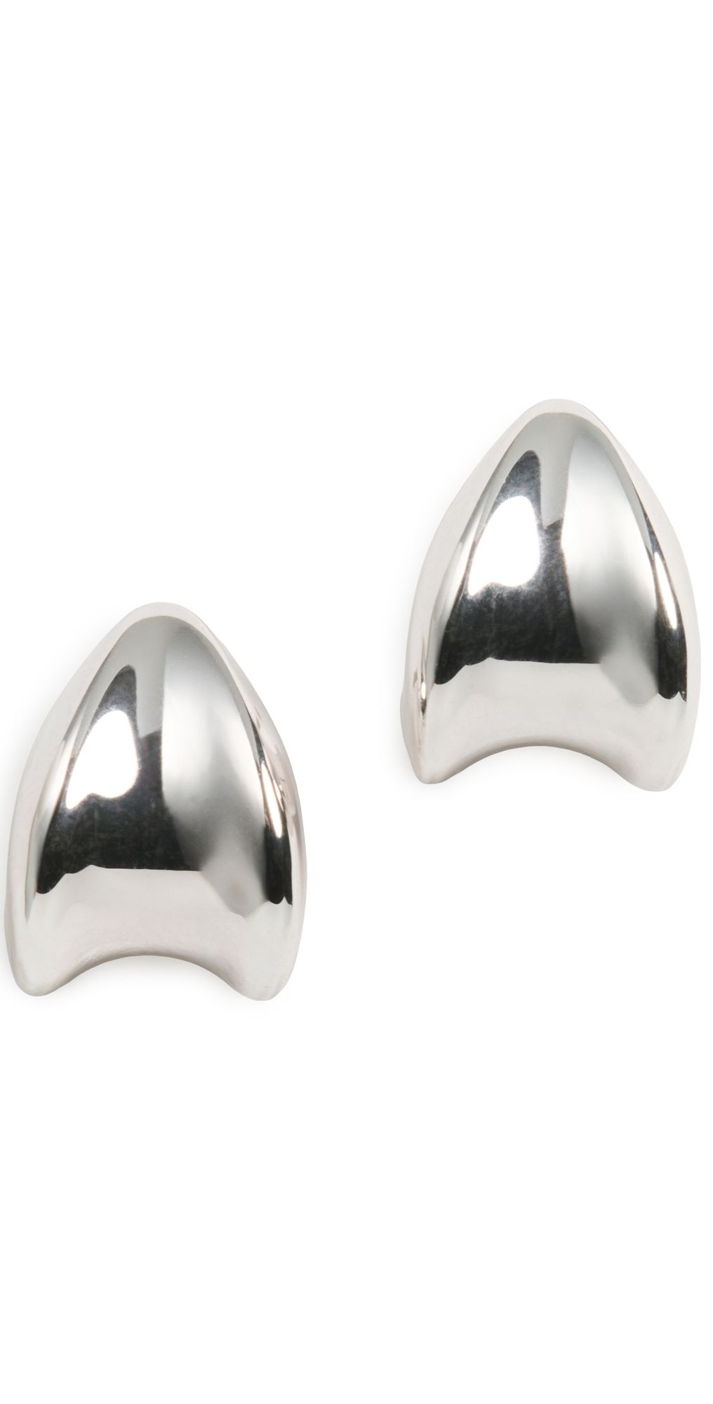 JENNY BIRD Mini Paige Puffs High Polish Silver One Size