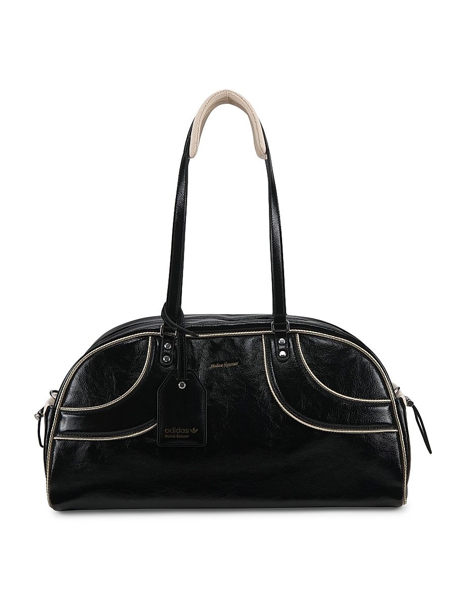 Men's adidas x Wales Bonner Leather Shoulder Bag - Black