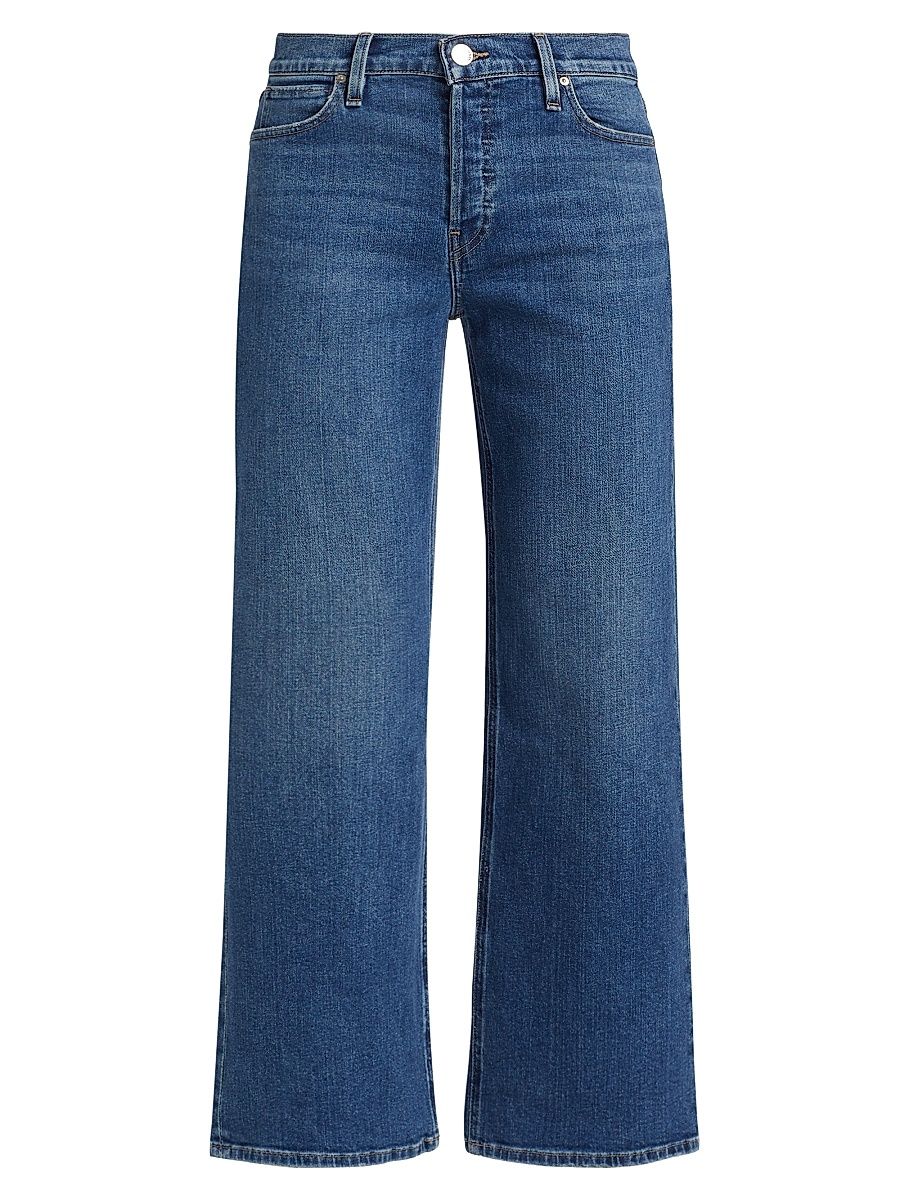 Women's Rosie High-Waist Wide-Leg Ankle Jeans - Upscale - Size 32