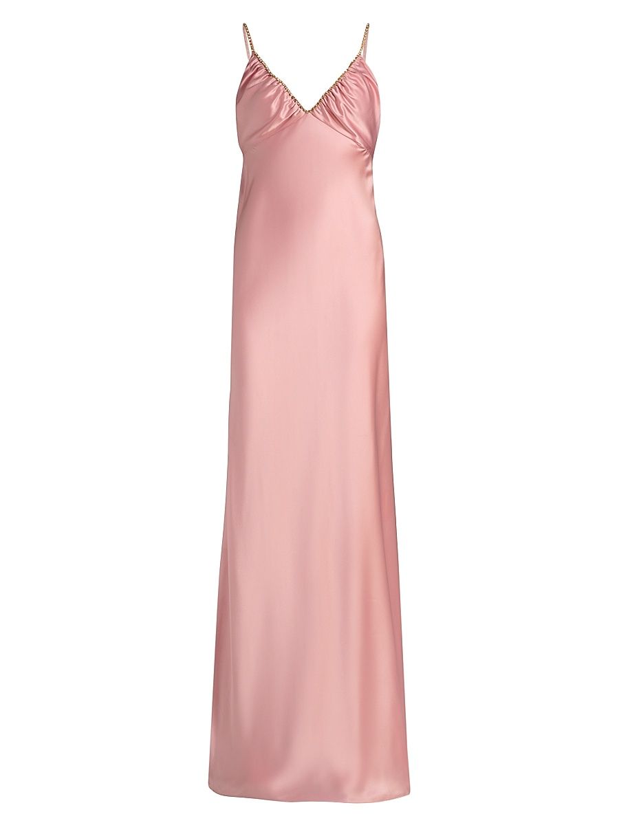 Women's Mystara Satin Maxi Slipdress - Pink - Size 12