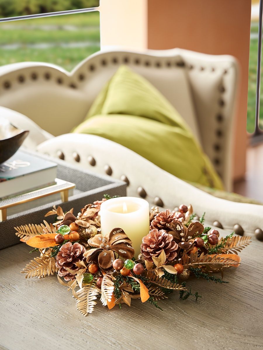Harvest Classic Candle Wreath
