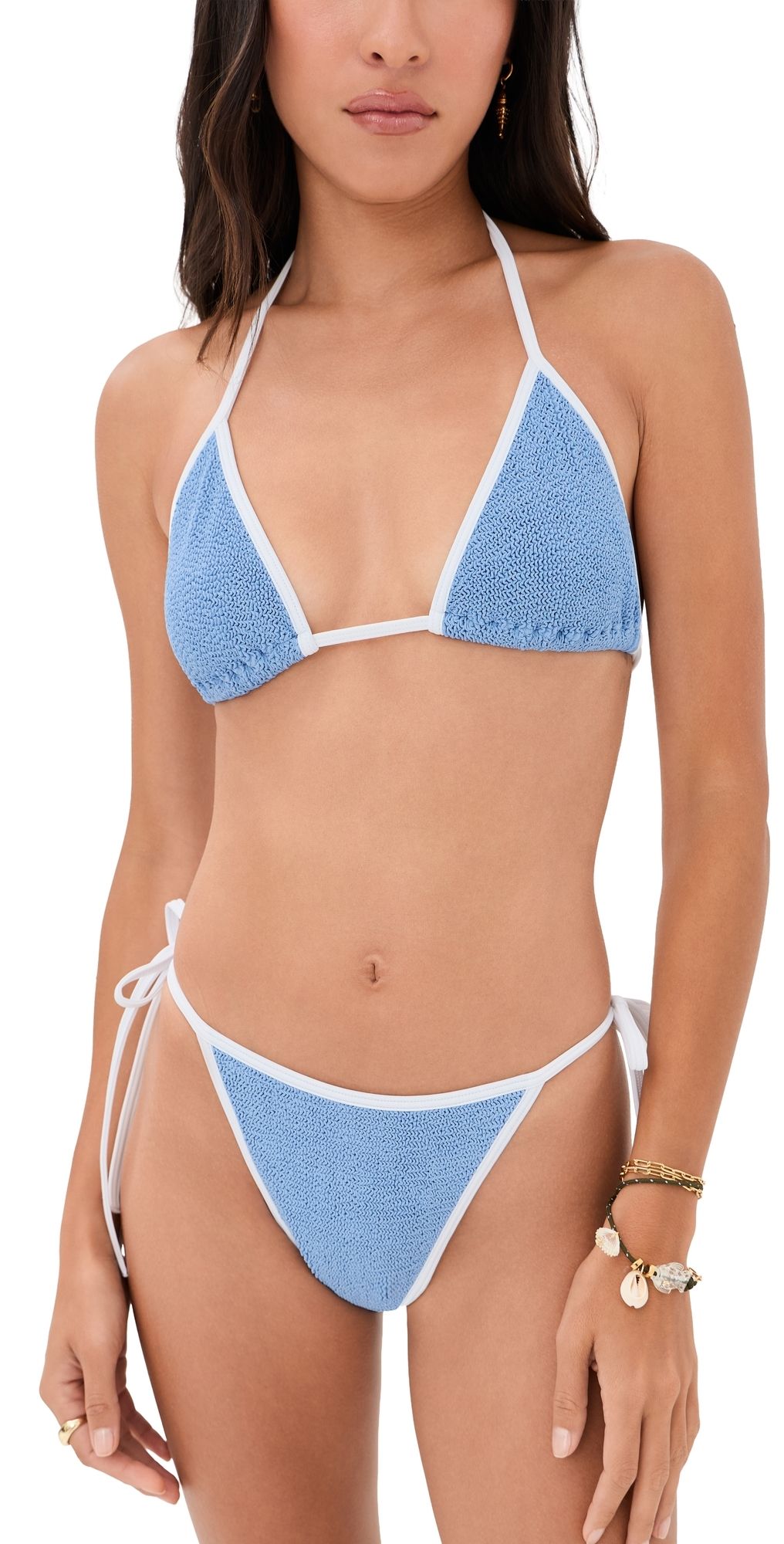Hunza G Gina Bikini Set Corn Flower One Size
