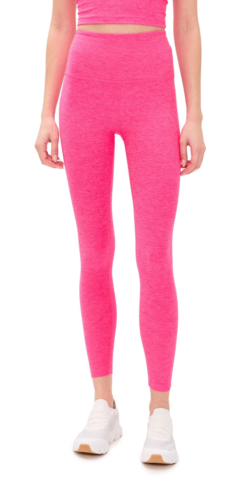 Beyond Yoga Spacedye Caught In The Midi Leggings Pink Glow Heather S