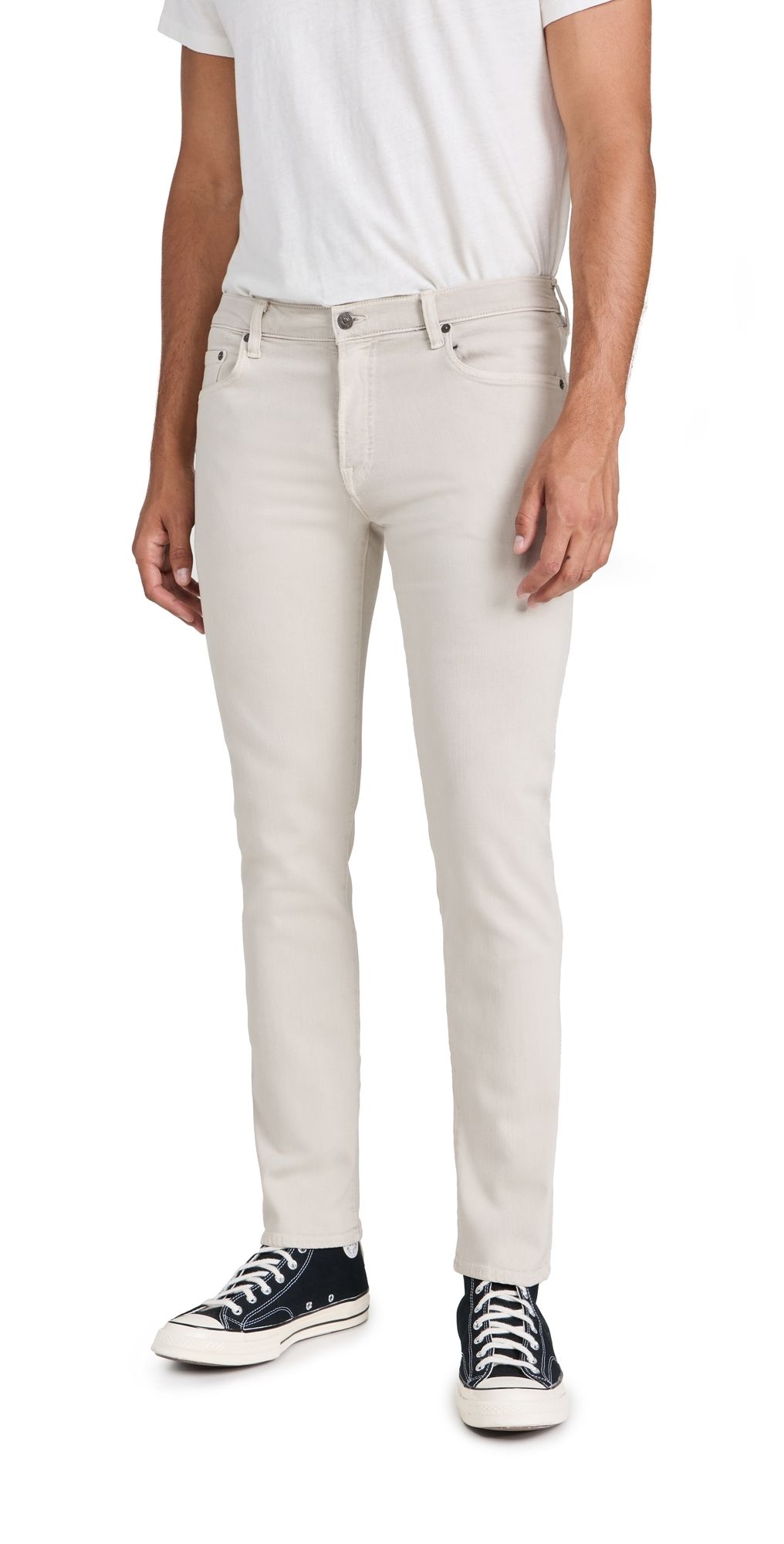 Citizens of Humanity Gage Slim Straight Soft Weft Jeans Gris 38