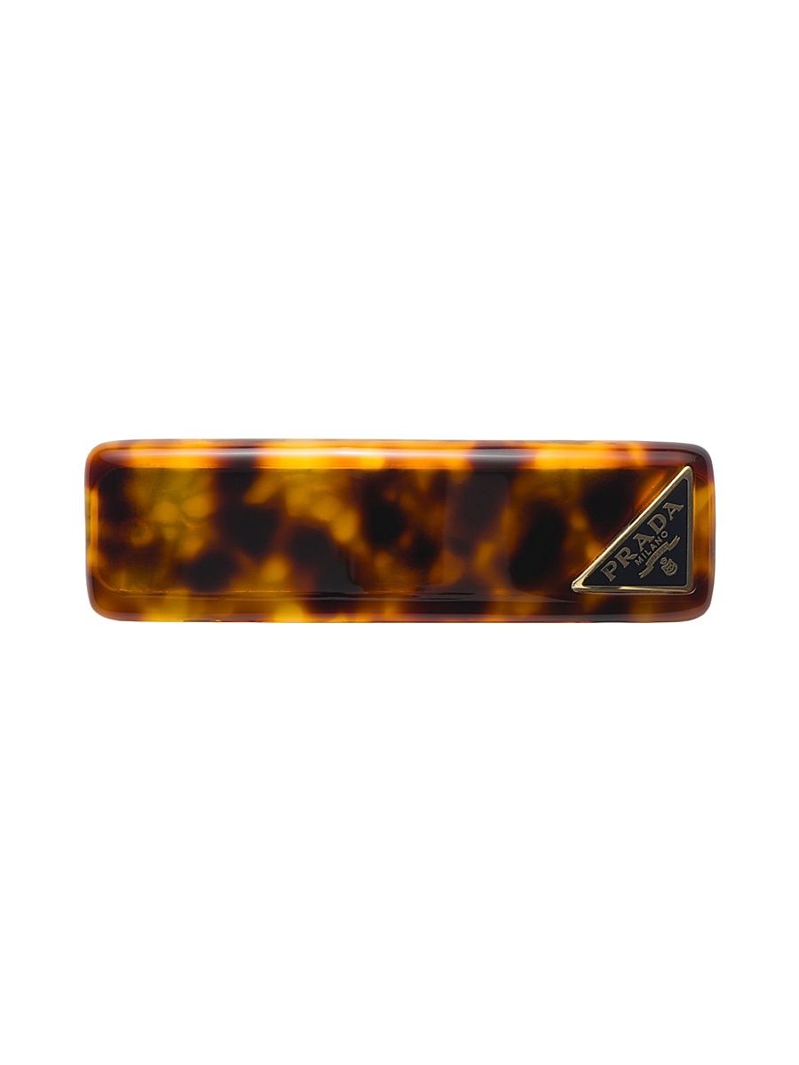 Women's Plexiglas Hair Clip - Beige Khaki
