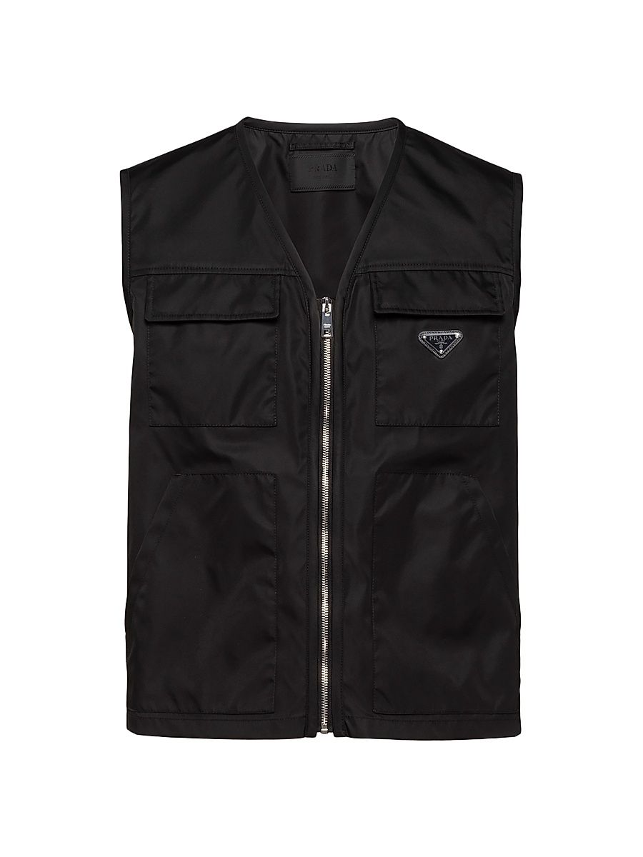 Men's Re-Nylon Vest - Black - Size 36