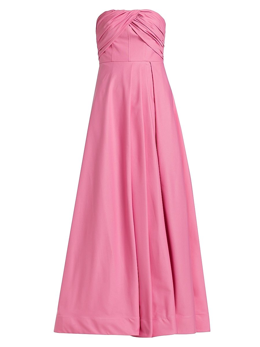 Women's Alma Faille Sateen Strapless Corset Gown - Orchid - Size XL