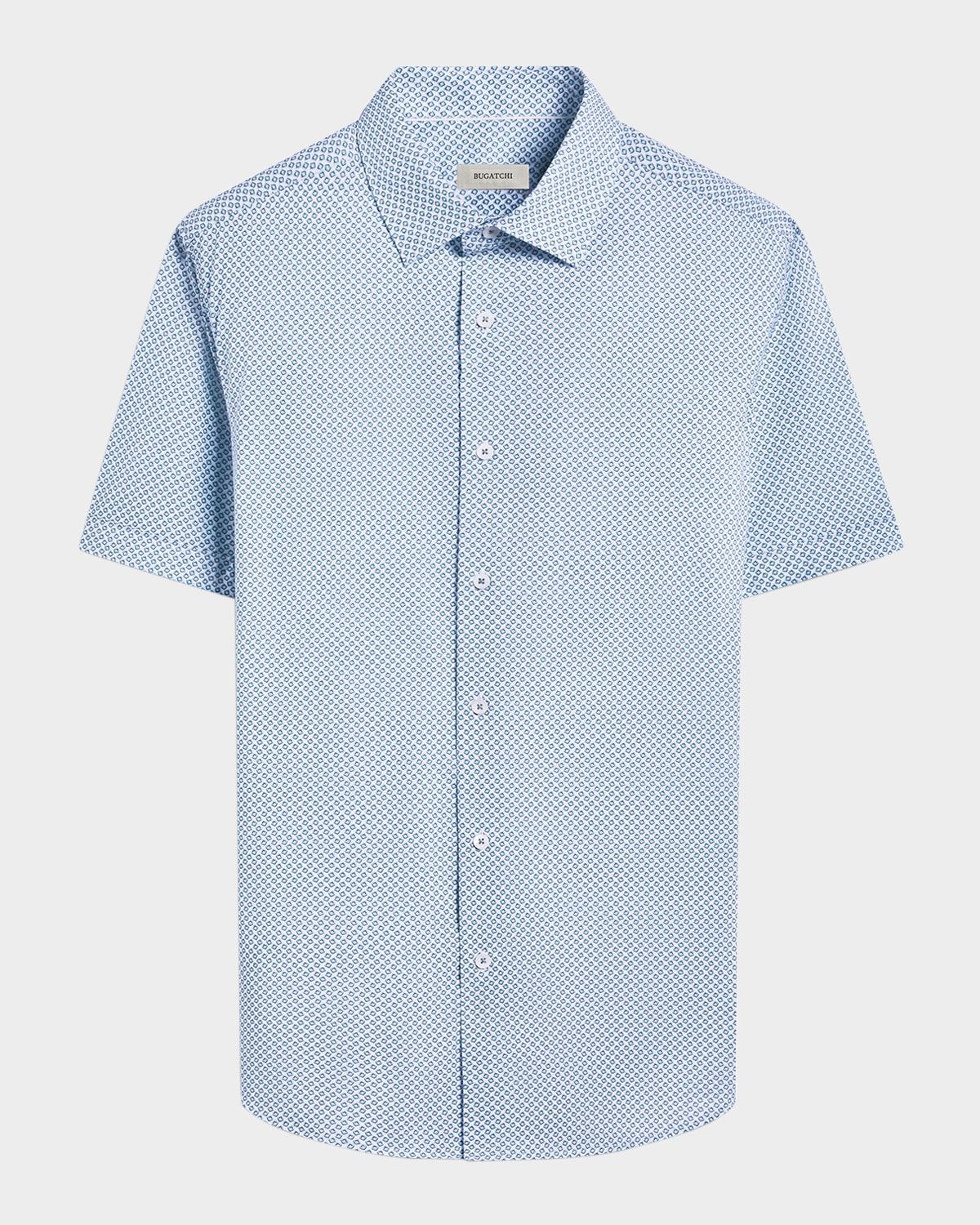 Men & apos;s Miles OoohCotton Geometric Short-Sleeve Shirt