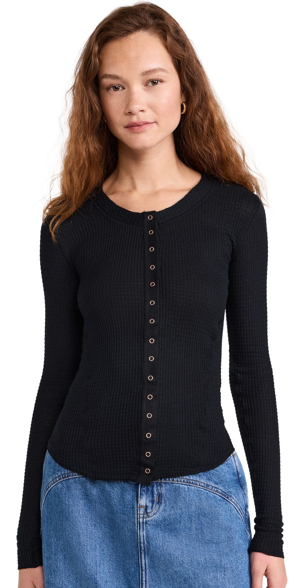 Free People Going Places Cardigan Black XL