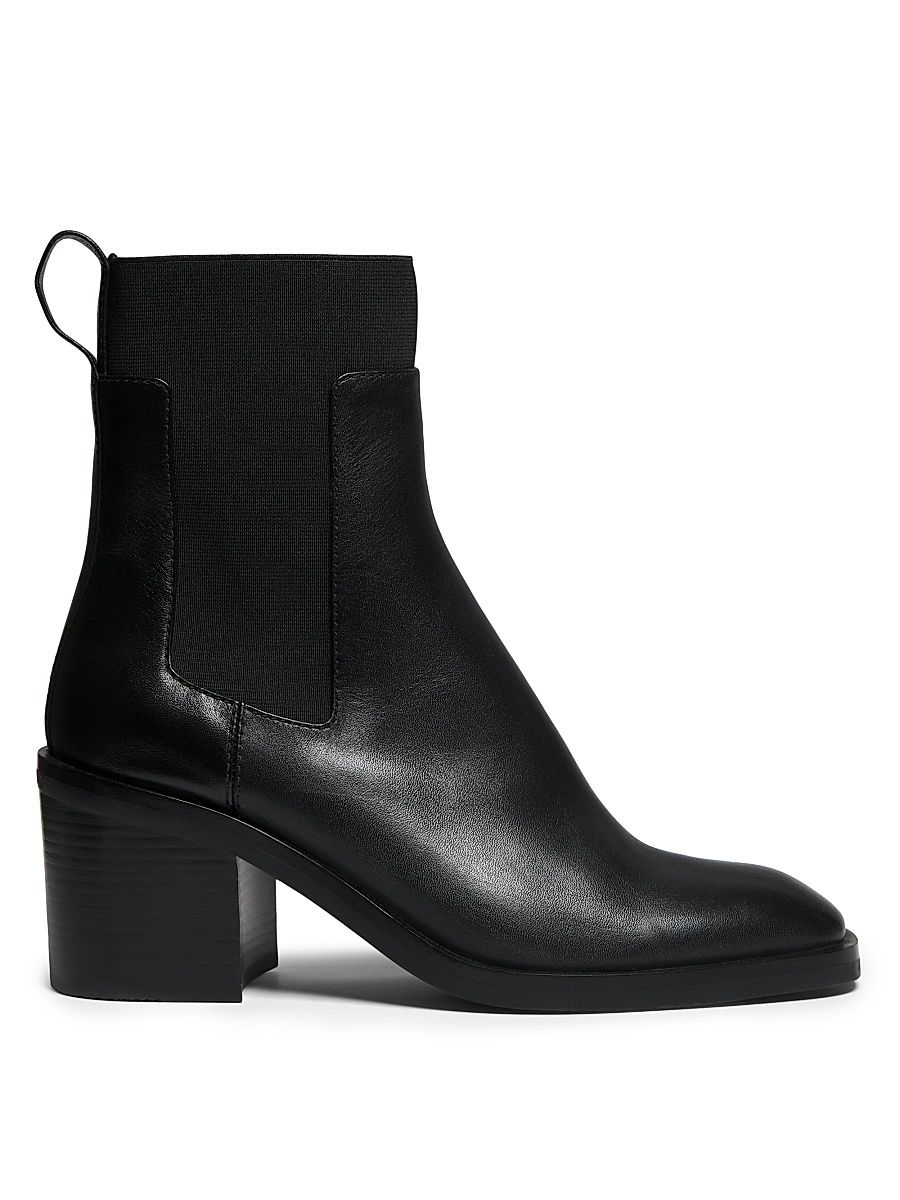 Women's Alexa 70MM Leather Chelsea Boots - Black - Size 11