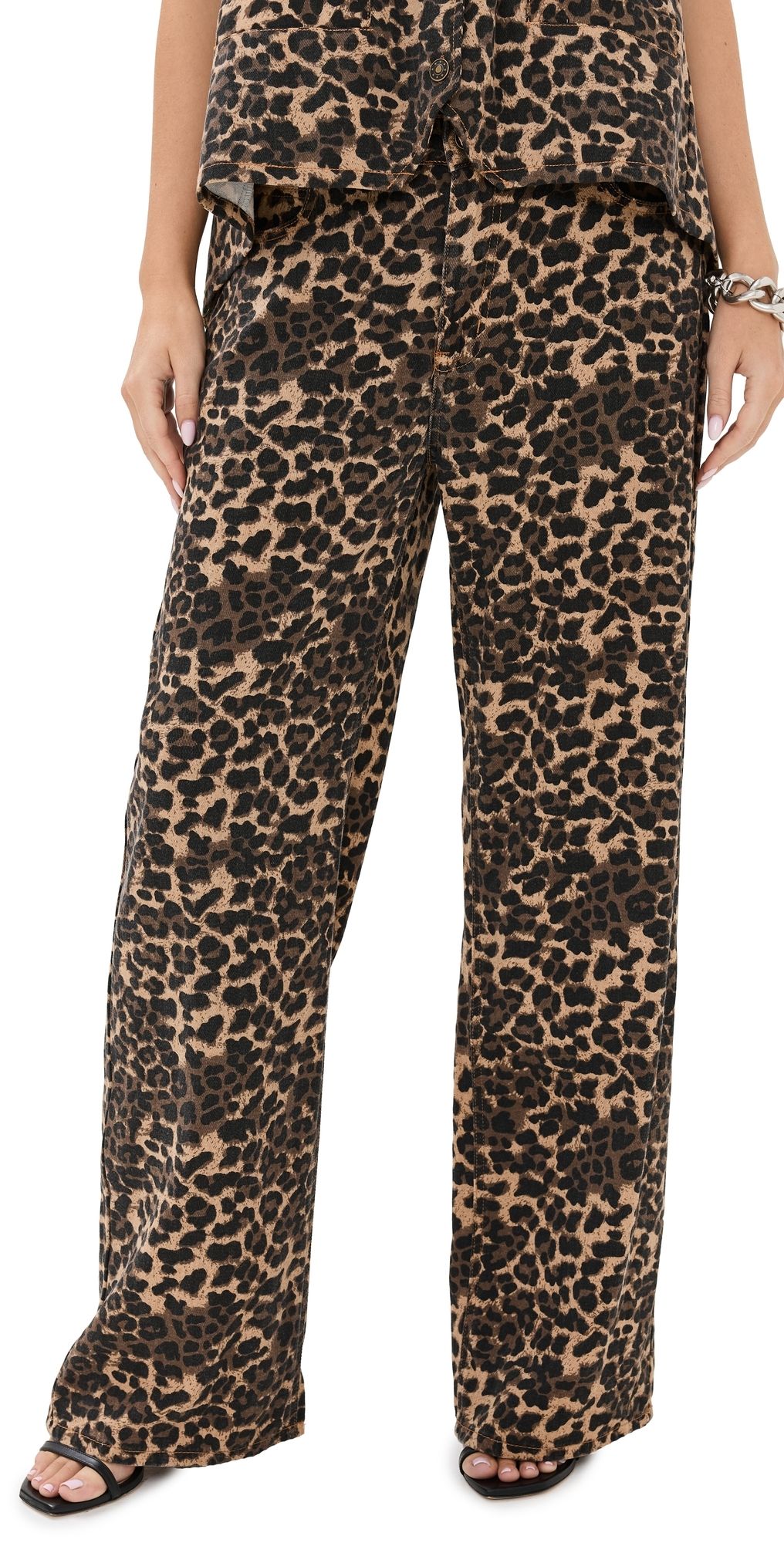Lioness Top Model Jeans Leopard L