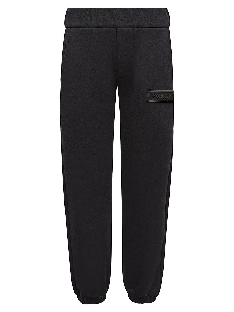 Little Boy's & Boy's Sweatpants in Cotton - Black - Size 12