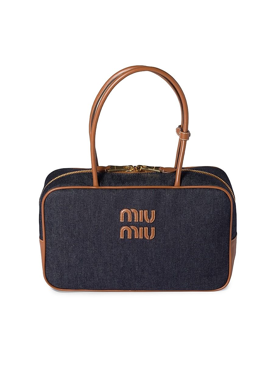 Women's Beau Denim Top Handle Bag - Blue