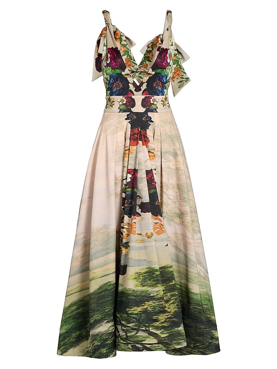 Women's Hana Printed Maxi Dress - Forbidden Forest - Size 2