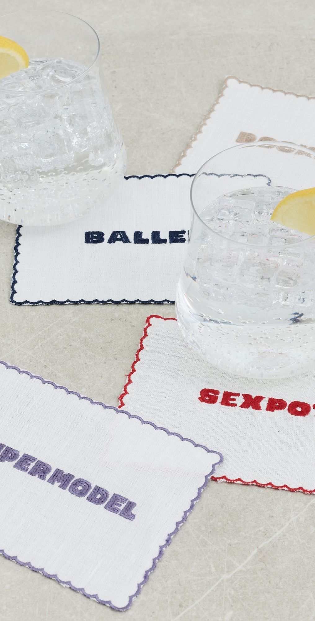 Dear Annabelle Who's Who Cocktail Napkins Multi One Size