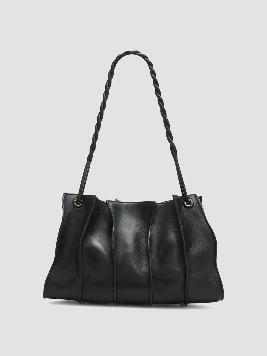 Ulla Johnson Women's Adria Small Leather Shoulder Bag - Noir