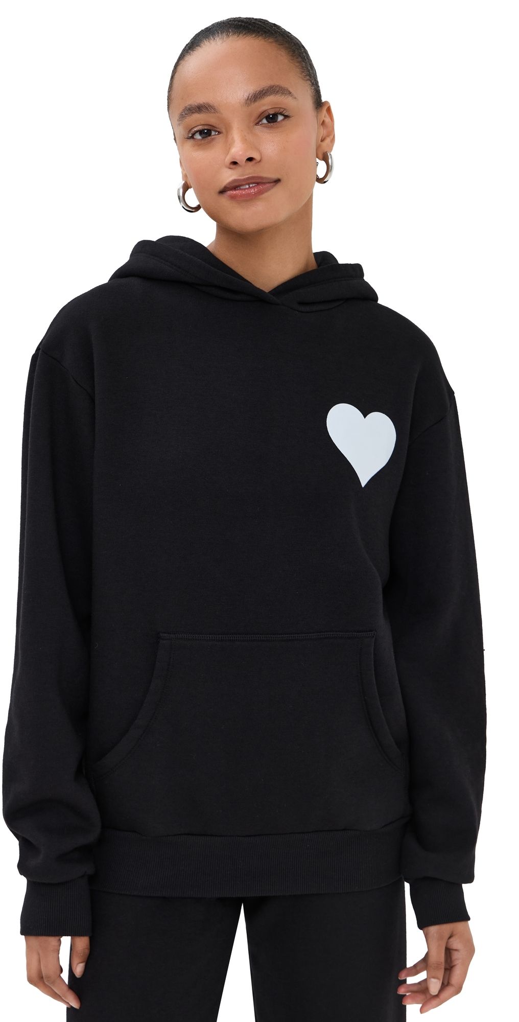 SPRWMN Heart Hoodie Black L