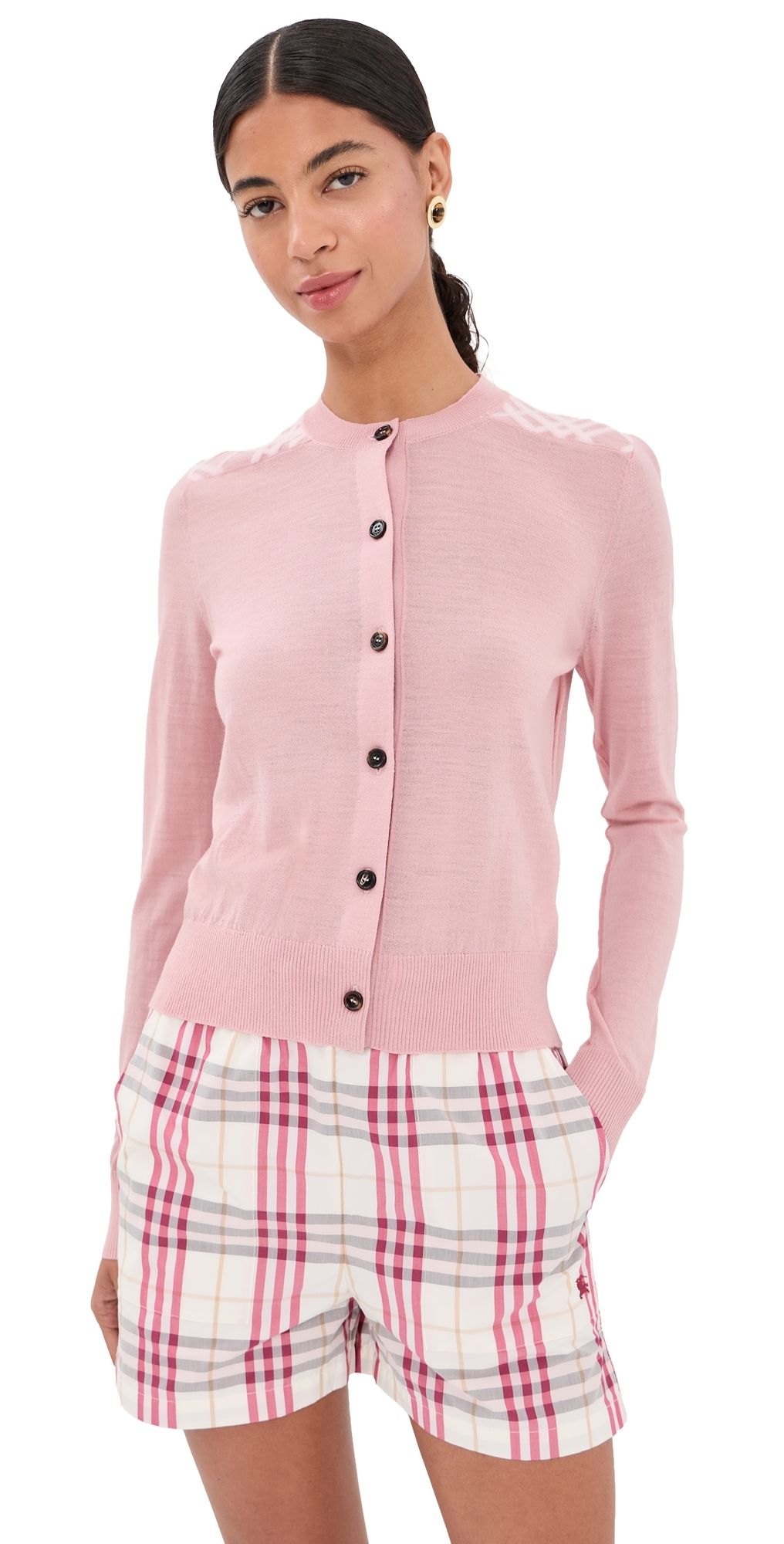 Burberry Wendy Cardigan Begonia Pink XL
