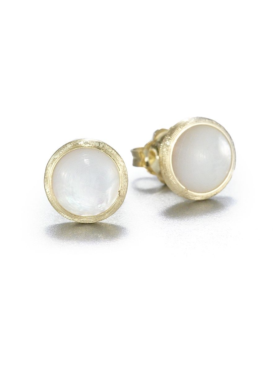Women's Jaipur Resort Mother-Of-Pearl & 18K Yellow Gold Stud Earrings - Mother Of Pearl