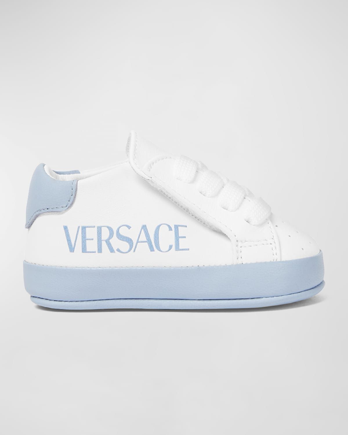 Boy & apos;s Logo-Print Leather Pre-Walkers, Newborn-12M