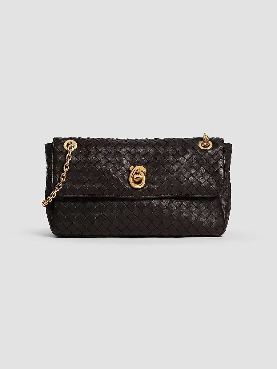 Bottega Veneta Women's Madison Leather Chain Shoulder Bag - Espresso
