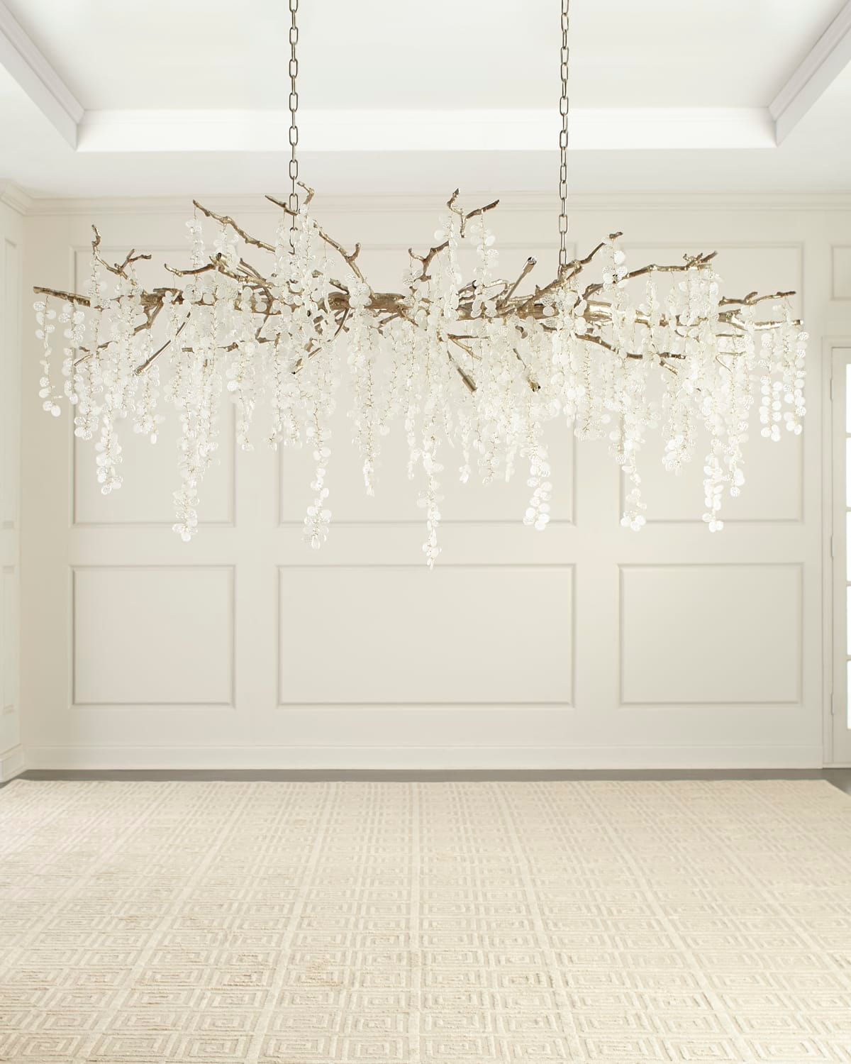 Shiro Noda 15-Light Glass Chandelier