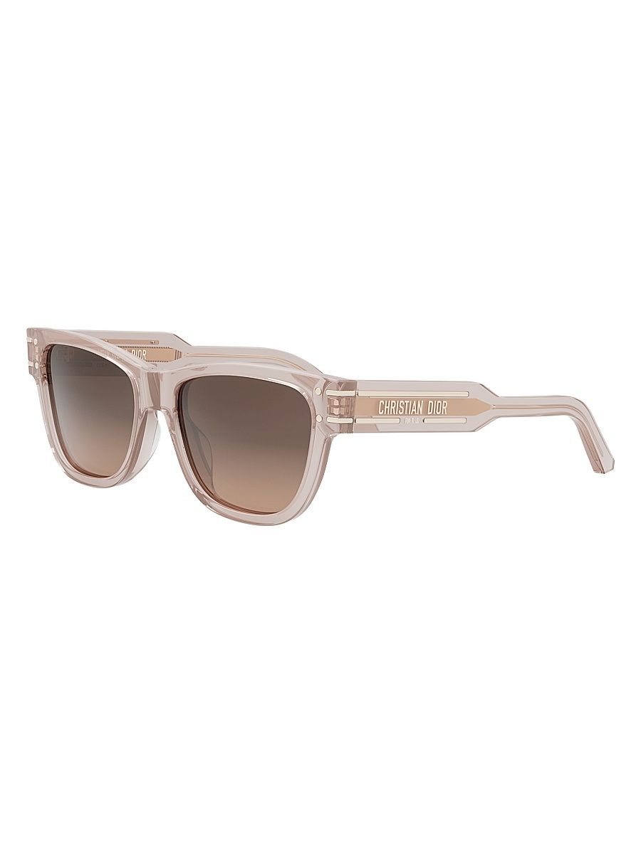 Women's DiorSignature S6U Butterfly Sunglasses - Translucent Blush Gradient