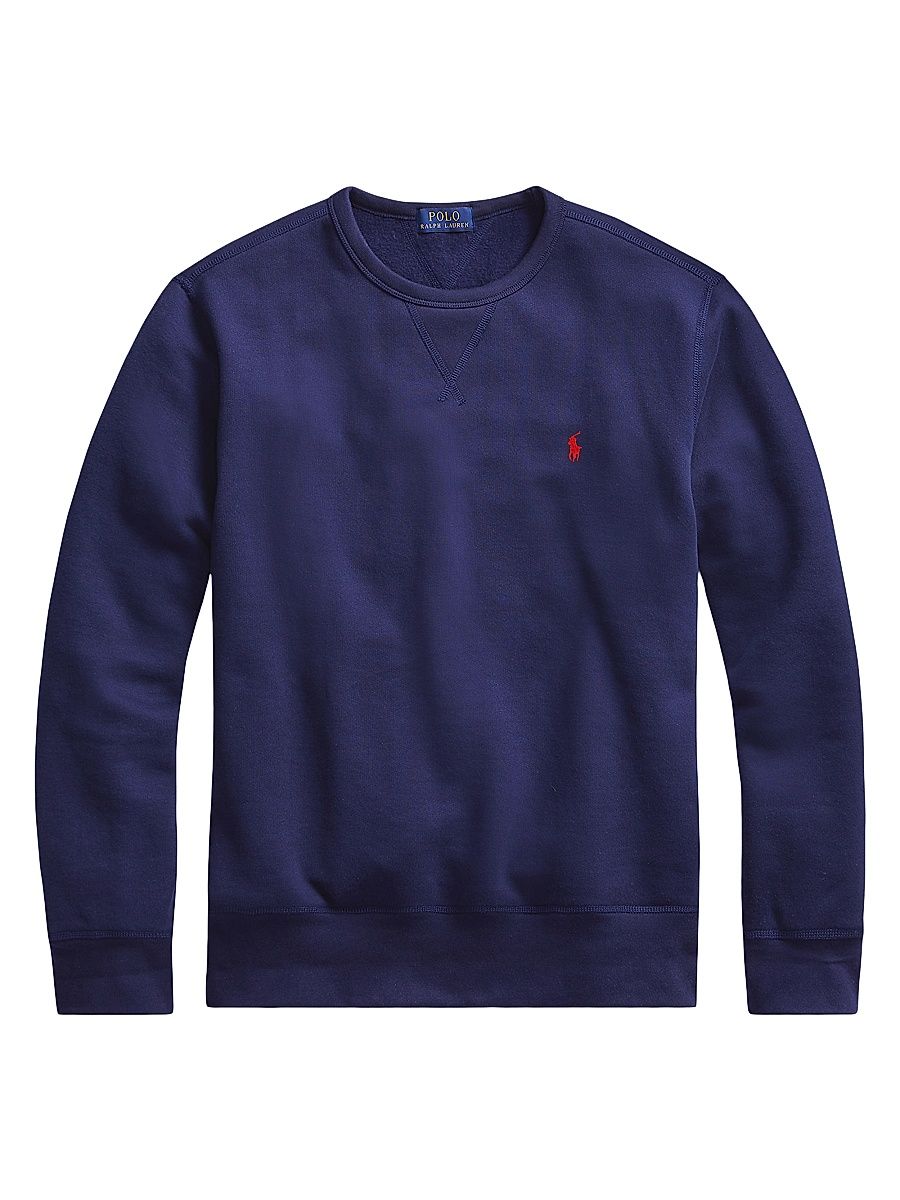 Men's Fleece Crewneck Sweatshirt - Cruise Navy - Size XXL