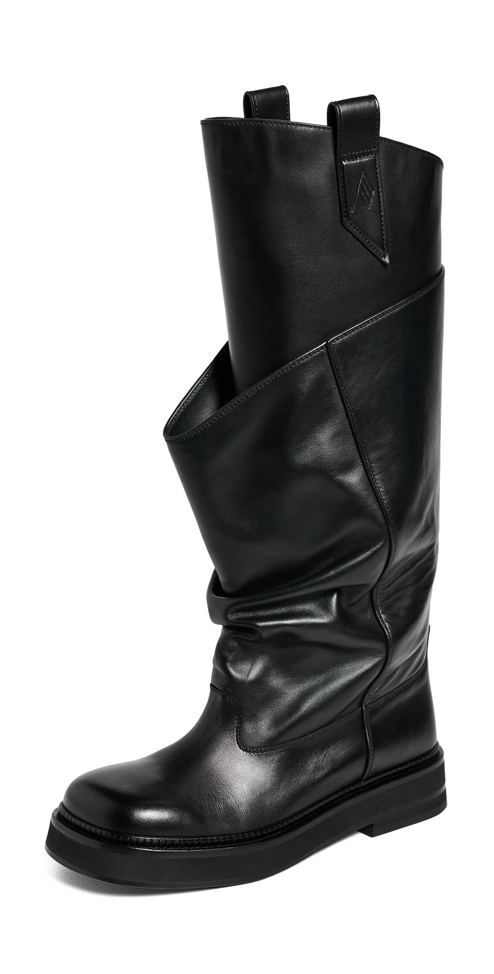The Attico 'Passeggiata' Combat Boots Black 37