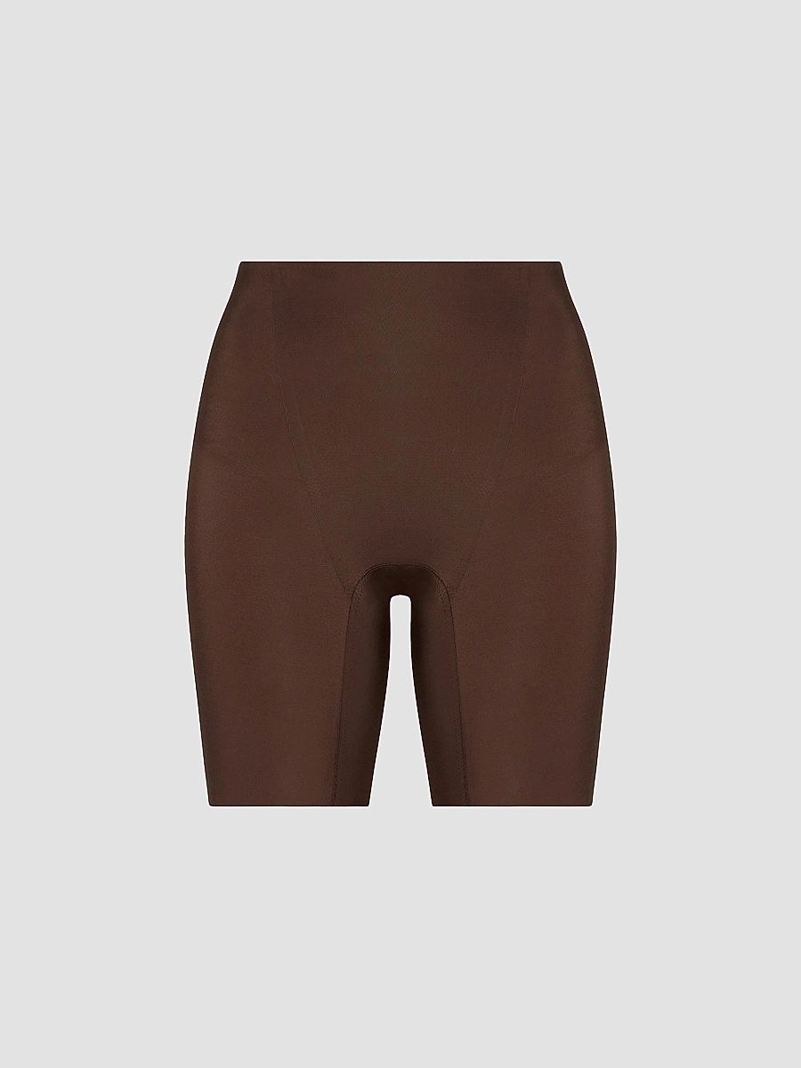 Commando Women's Zone Smoothing Shorts - Mocha - Size Medium