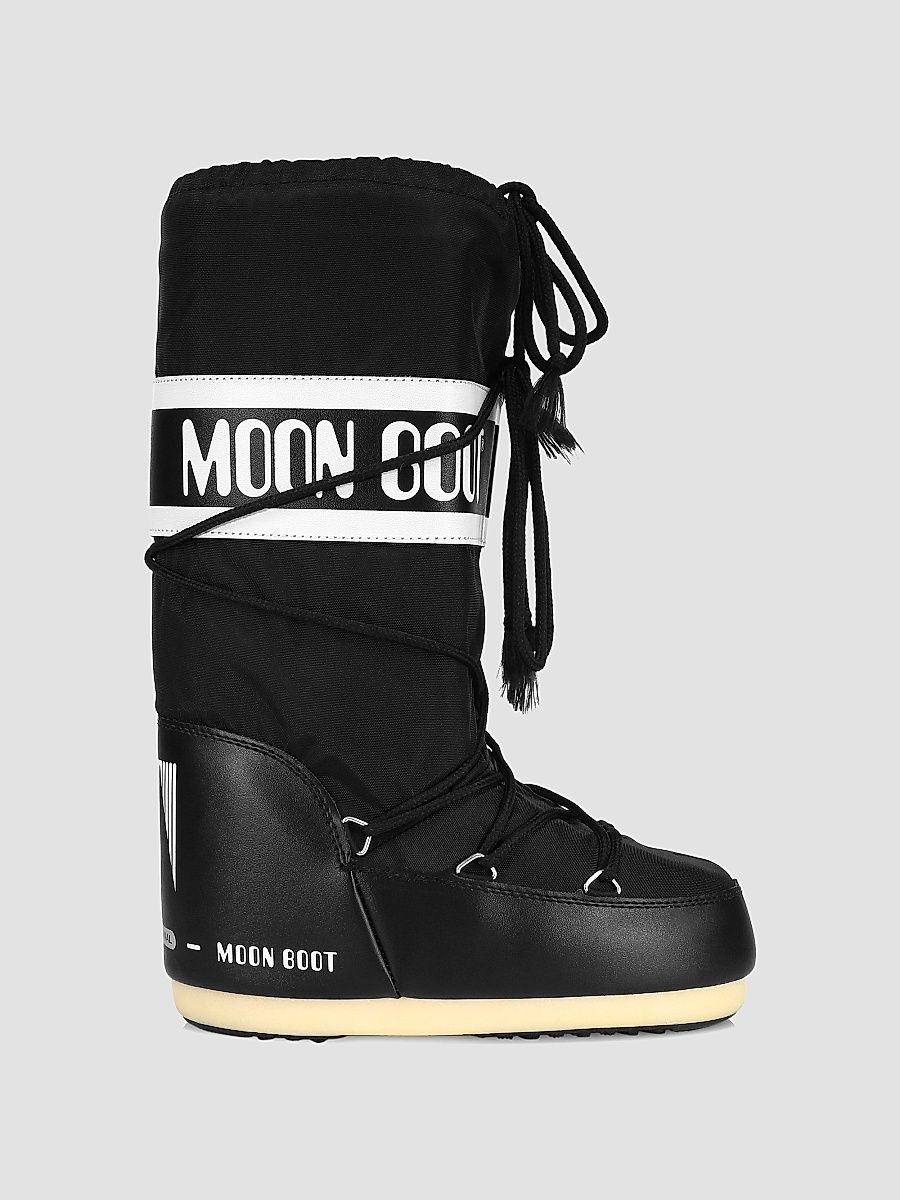 Men's Unisex Icon Nylon Snow Boots - Black - Size 9