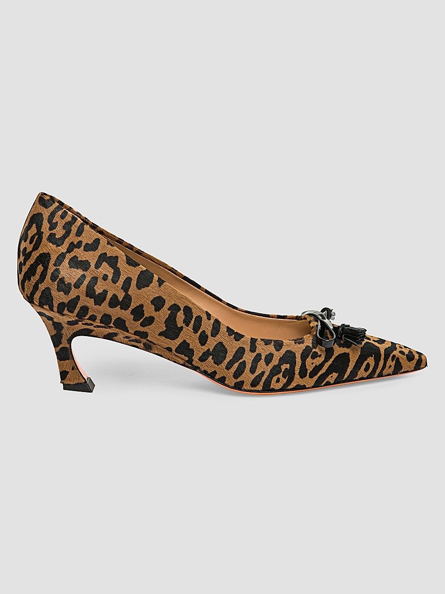 Women's Adri 55MM Leopard-Print Calf Hair Pumps - Leopard - Size 12