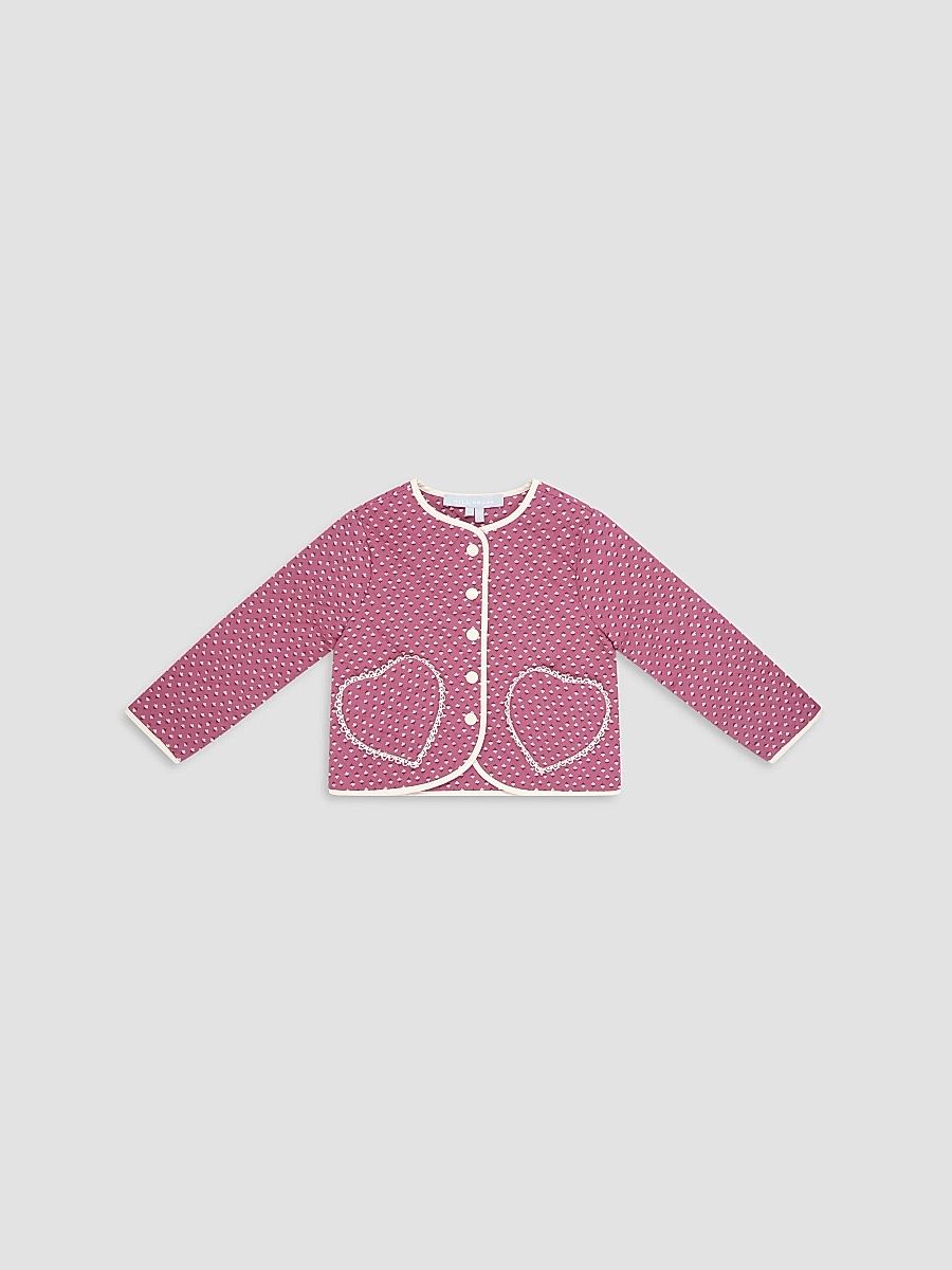 Little Girl's & Girl's The Tiny McNally Jacket - Poppy Half Drop Rose - Size 8